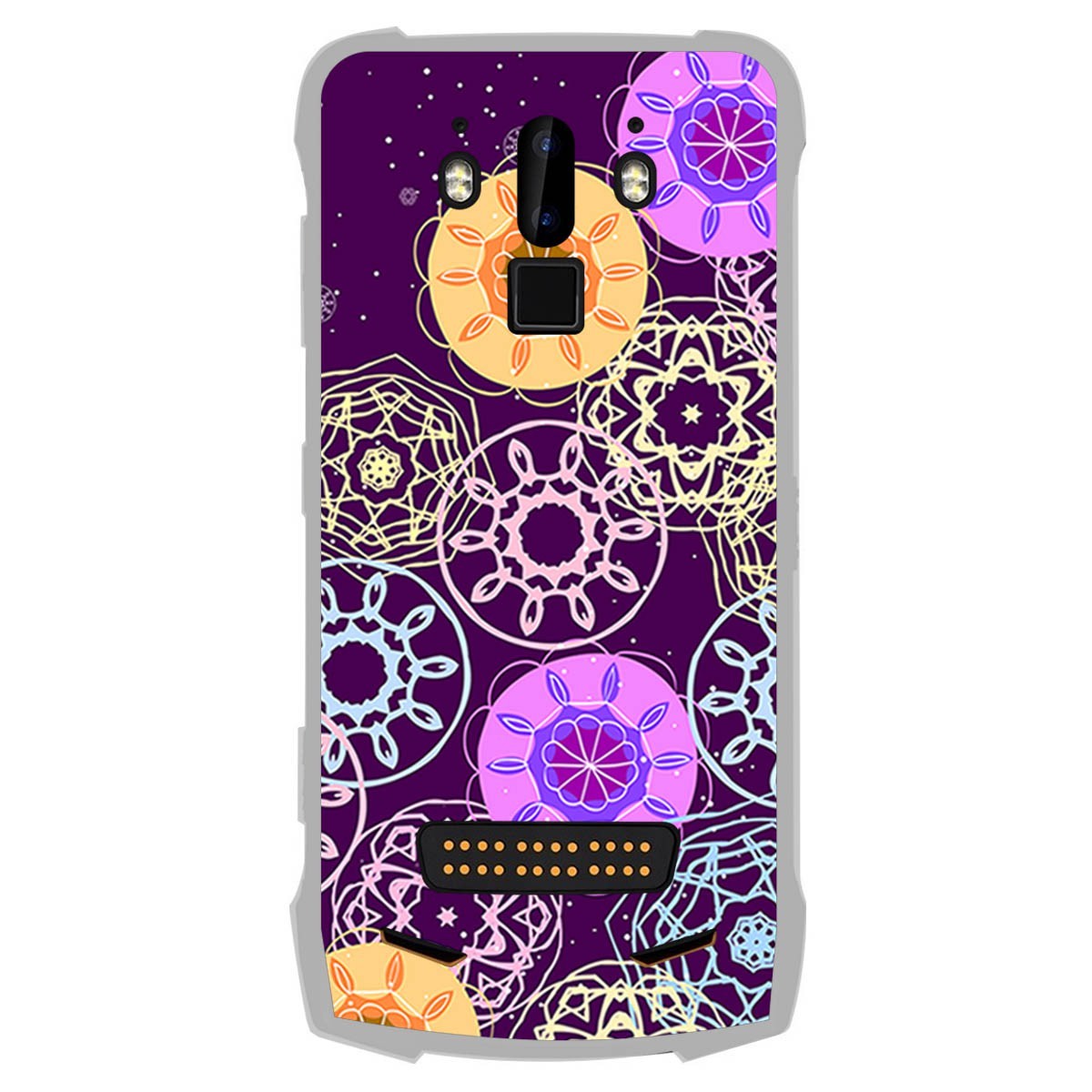 Funda Gel Tpu para Doogee S90 diseño Radial Dibujos