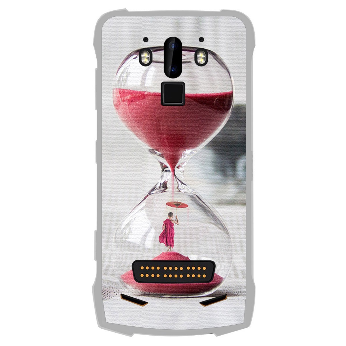 Funda Gel Tpu para Doogee S90 diseño Reloj Dibujos