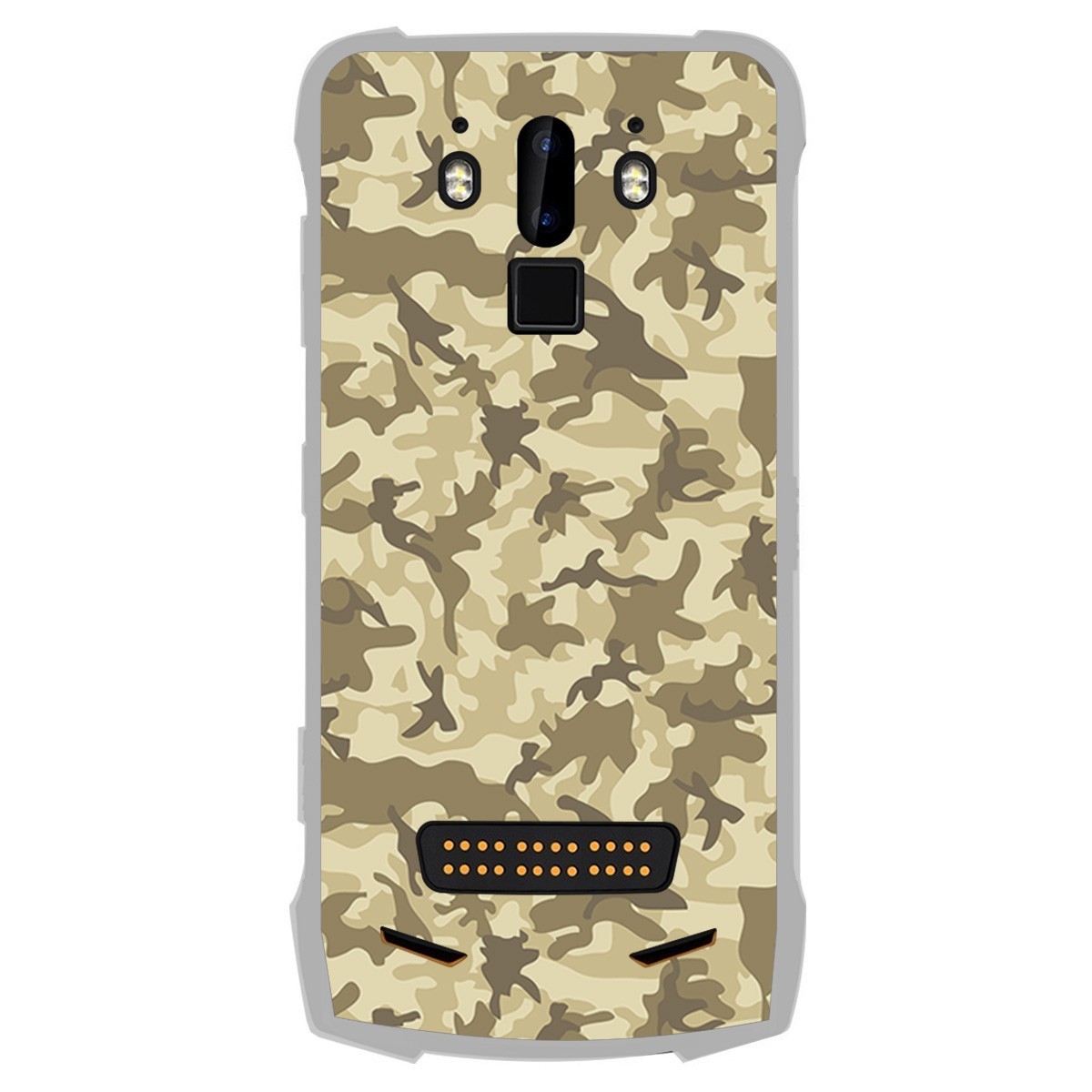 Funda Gel Tpu para Doogee S90 diseño Sand Camuflaje Dibujos