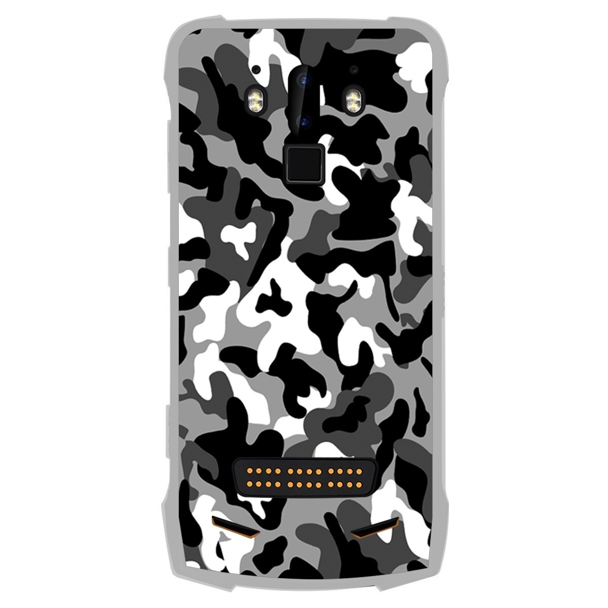 Funda Gel Tpu para Doogee S90 diseño Snow Camuflaje Dibujos