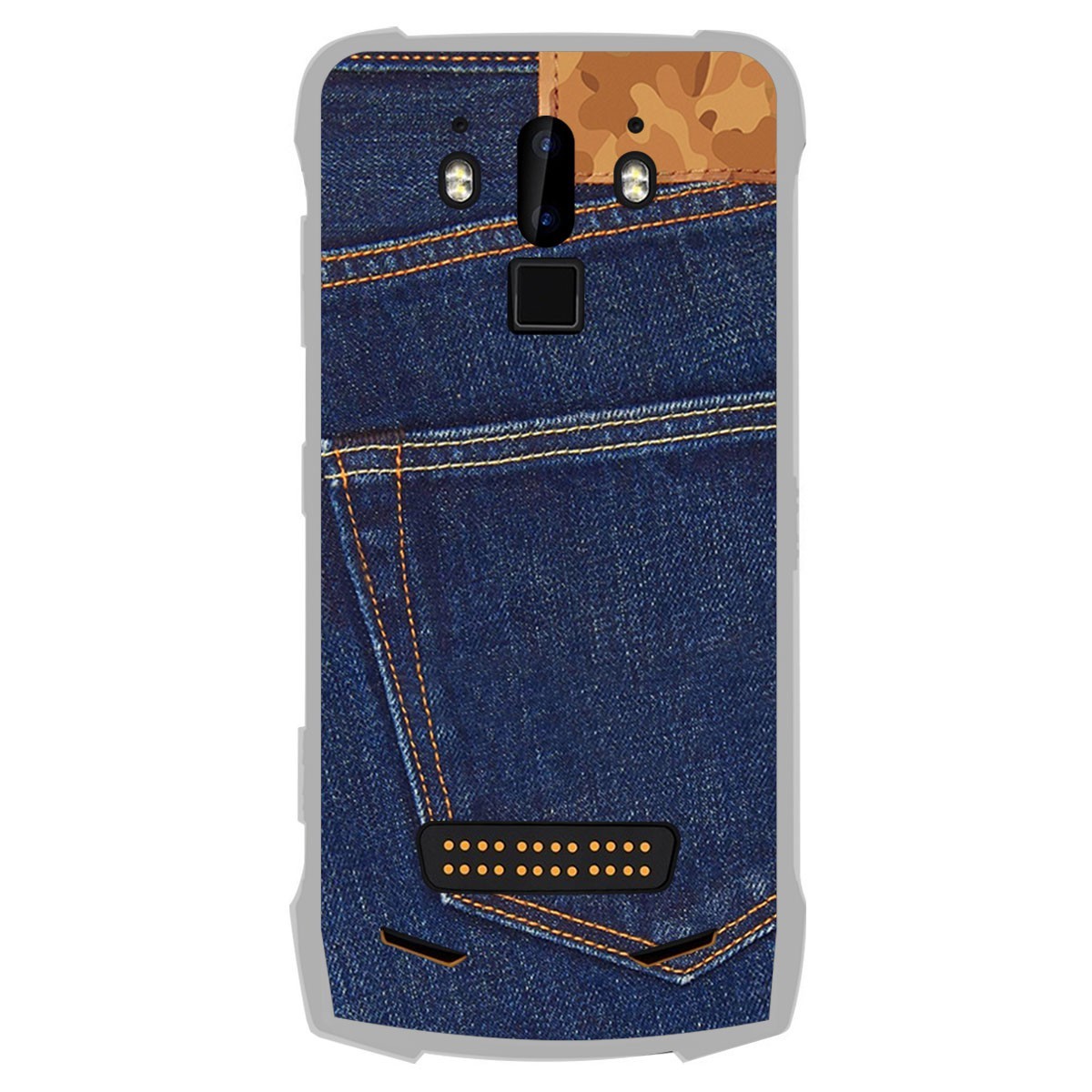 Funda Gel Tpu para Doogee S90 diseño Vaquero Dibujos