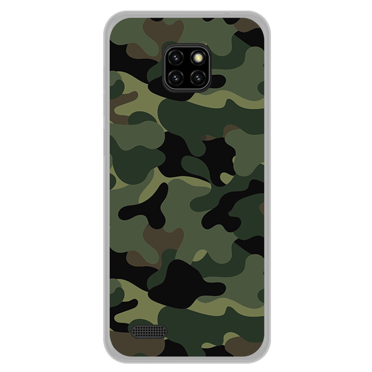 Funda Gel Tpu para Ulefone Note 7 diseño Camuflaje Dibujos
