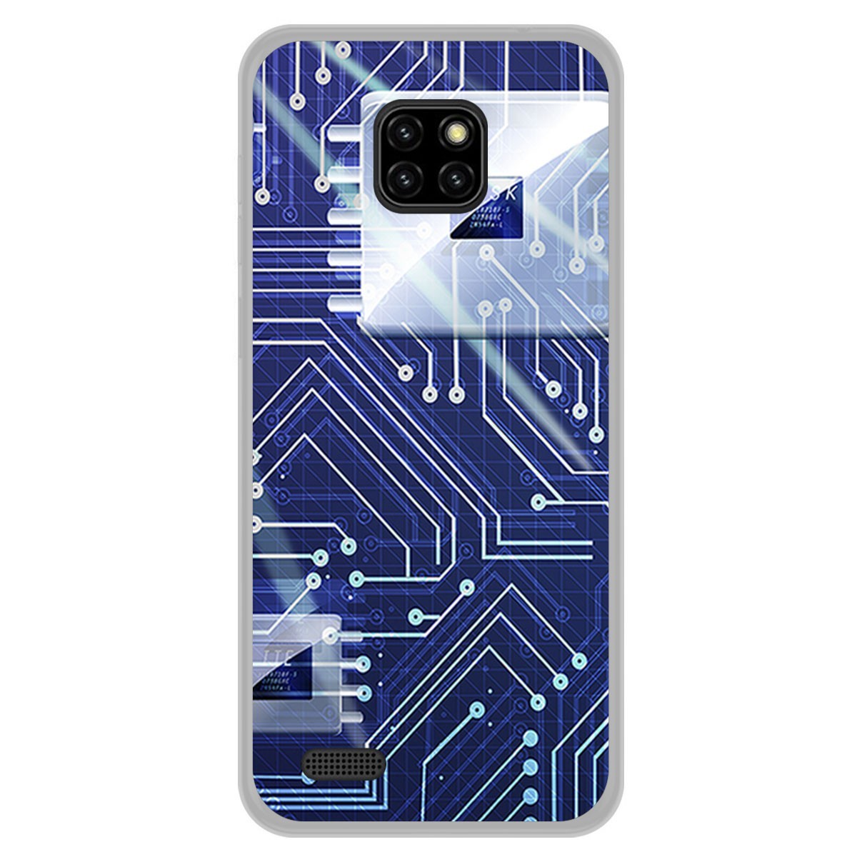 Funda Gel Tpu para Ulefone Note 7 diseño Circuito Dibujos