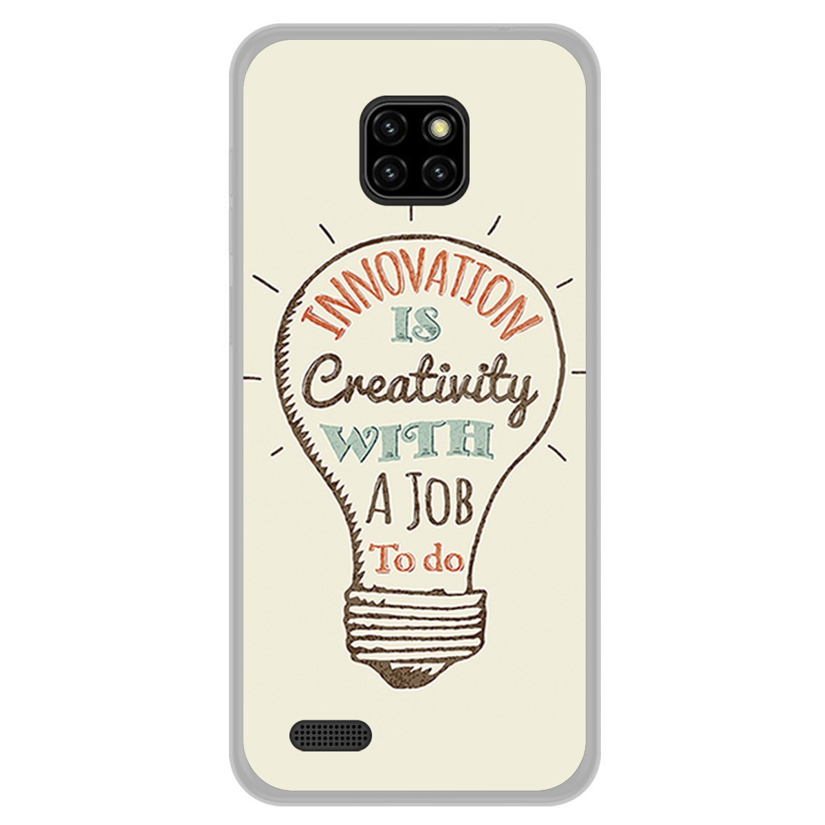 Funda Gel Tpu para Ulefone Note 7 diseño Creativity Dibujos