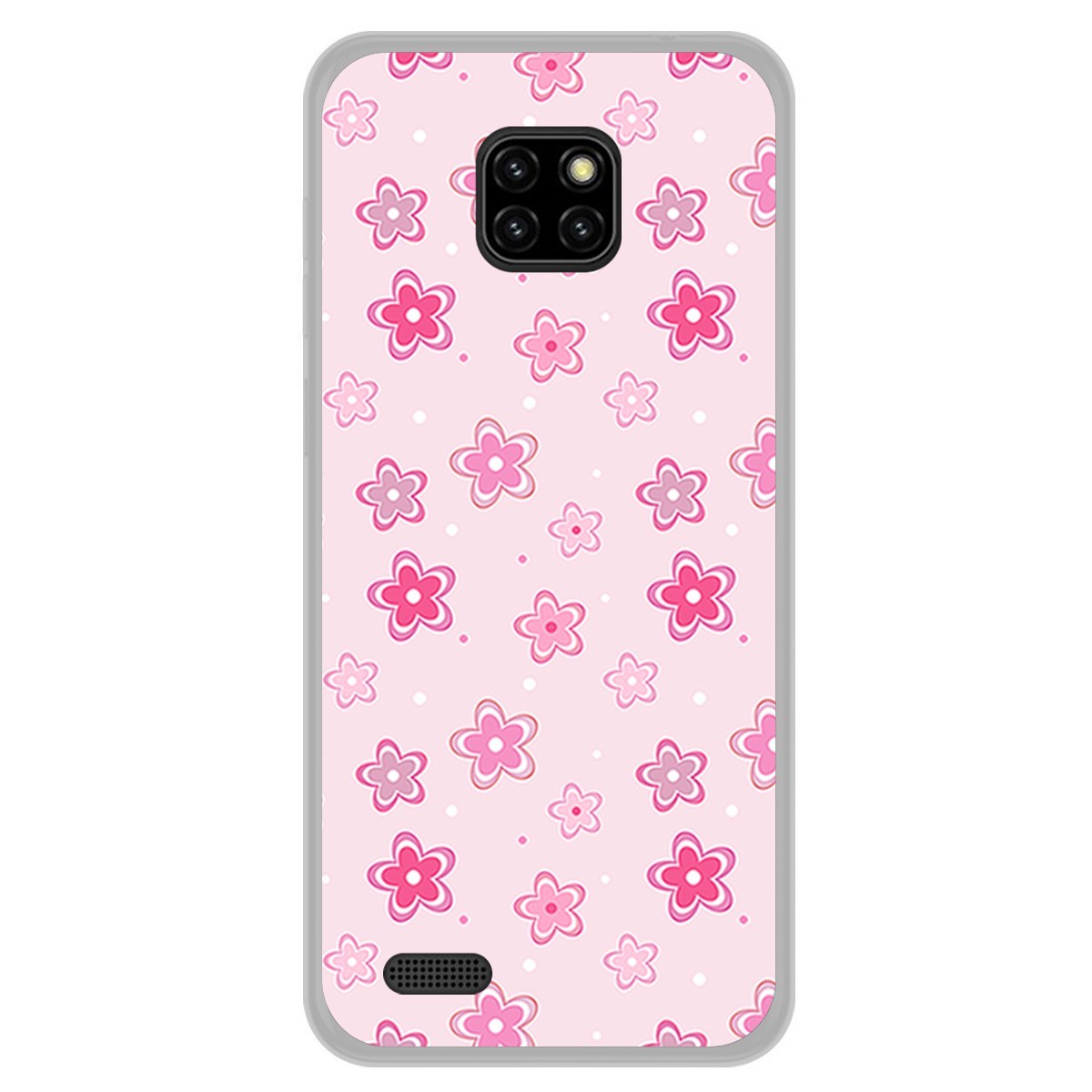 Funda Gel Tpu para Ulefone Note 7 diseño Flores Dibujos