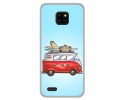 Funda Gel Tpu para Ulefone Note 7 diseño Furgoneta Dibujos