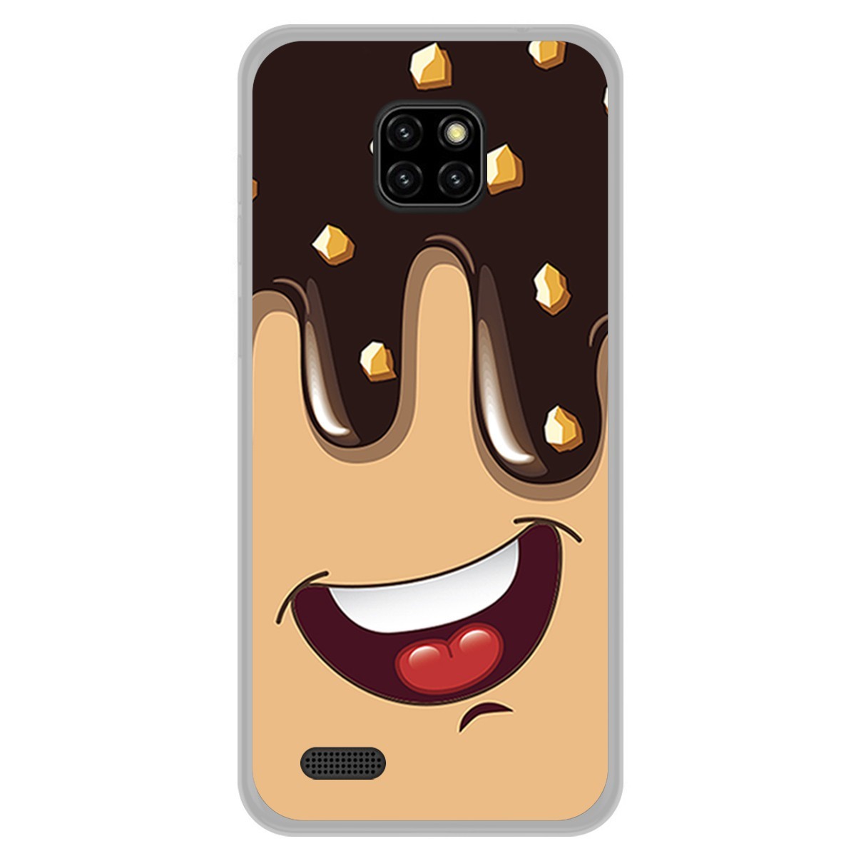 Funda Gel Tpu para Ulefone Note 7 diseño Helado Chocolate Dibujos