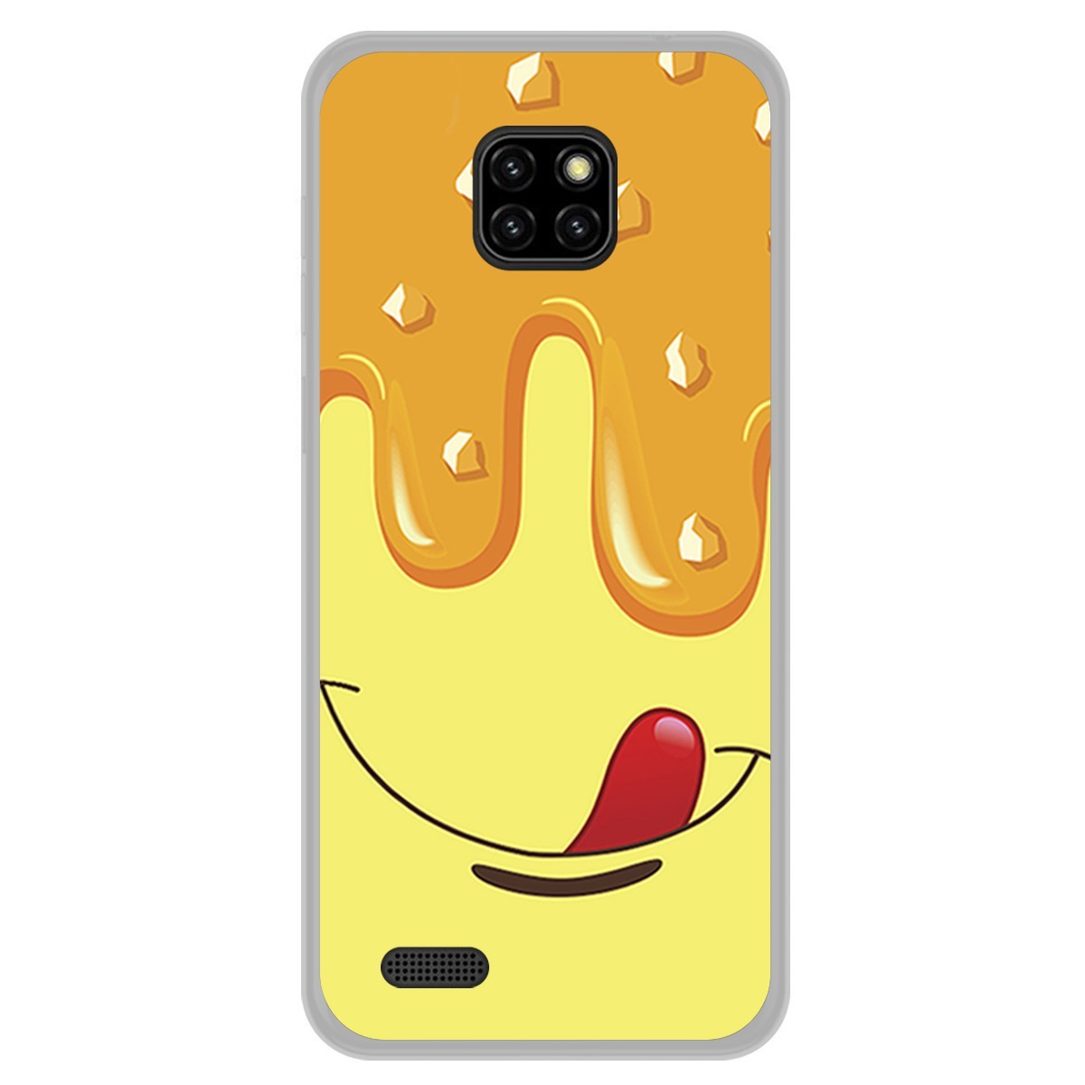 Funda Gel Tpu para Ulefone Note 7 diseño Helado Vainilla Dibujos