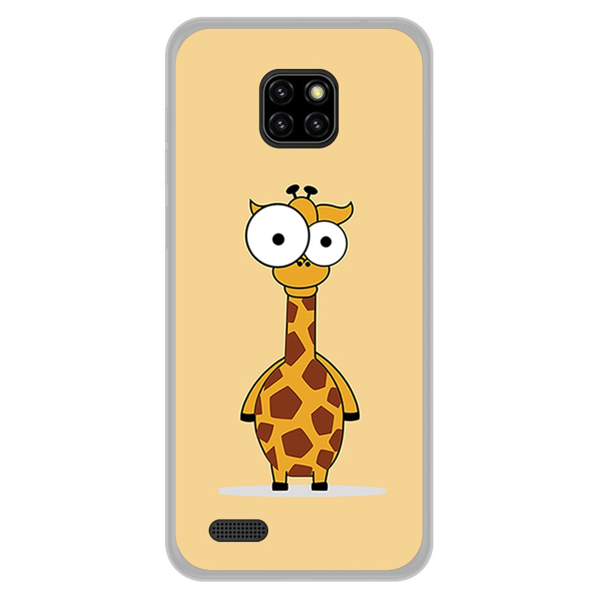 Funda Gel Tpu para Ulefone Note 7 diseño Jirafa Dibujos