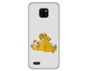 Funda Gel Tpu para Ulefone Note 7 diseño Leones Dibujos
