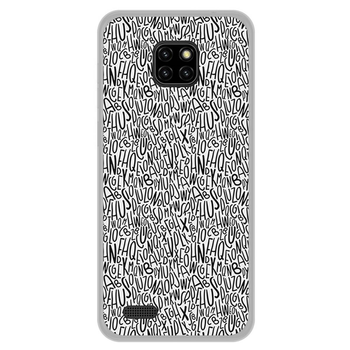 Funda Gel Tpu para Ulefone Note 7 diseño Letras Dibujos