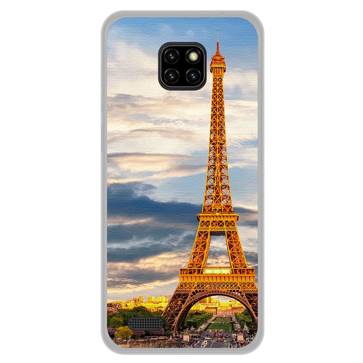 Funda Gel Tpu para Ulefone Note 7 diseño Paris Dibujos