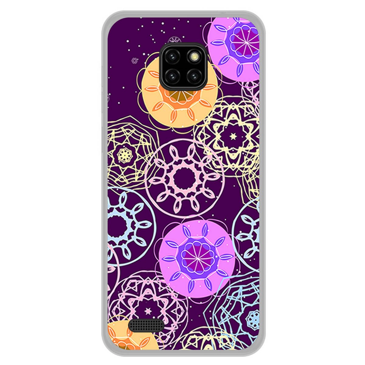 Funda Gel Tpu para Ulefone Note 7 diseño Radial Dibujos
