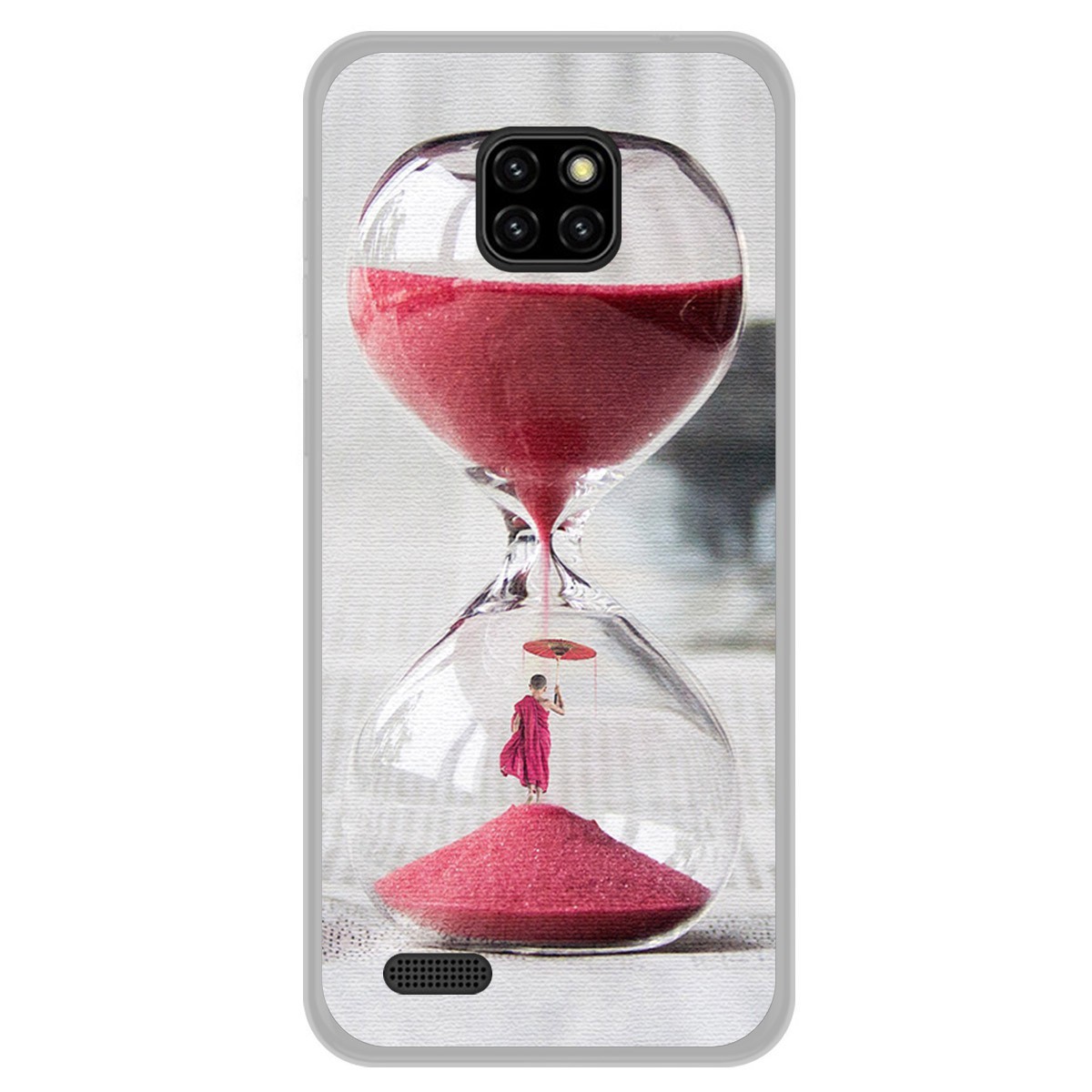 Funda Gel Tpu para Ulefone Note 7 diseño Reloj Dibujos