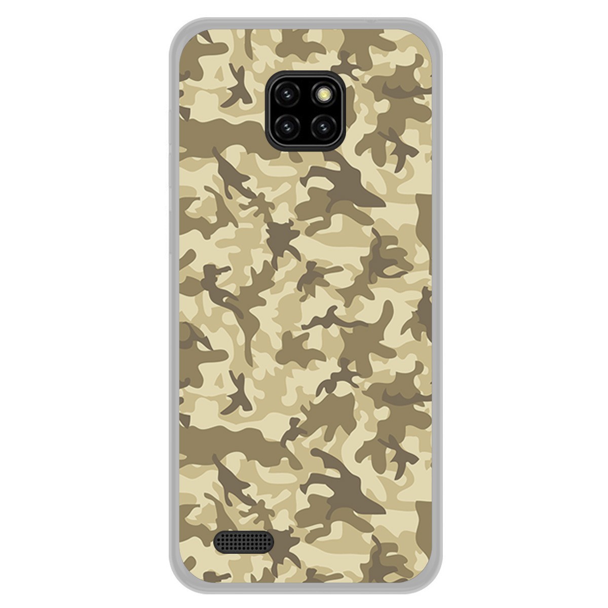 Funda Gel Tpu para Ulefone Note 7 diseño Sand Camuflaje Dibujos