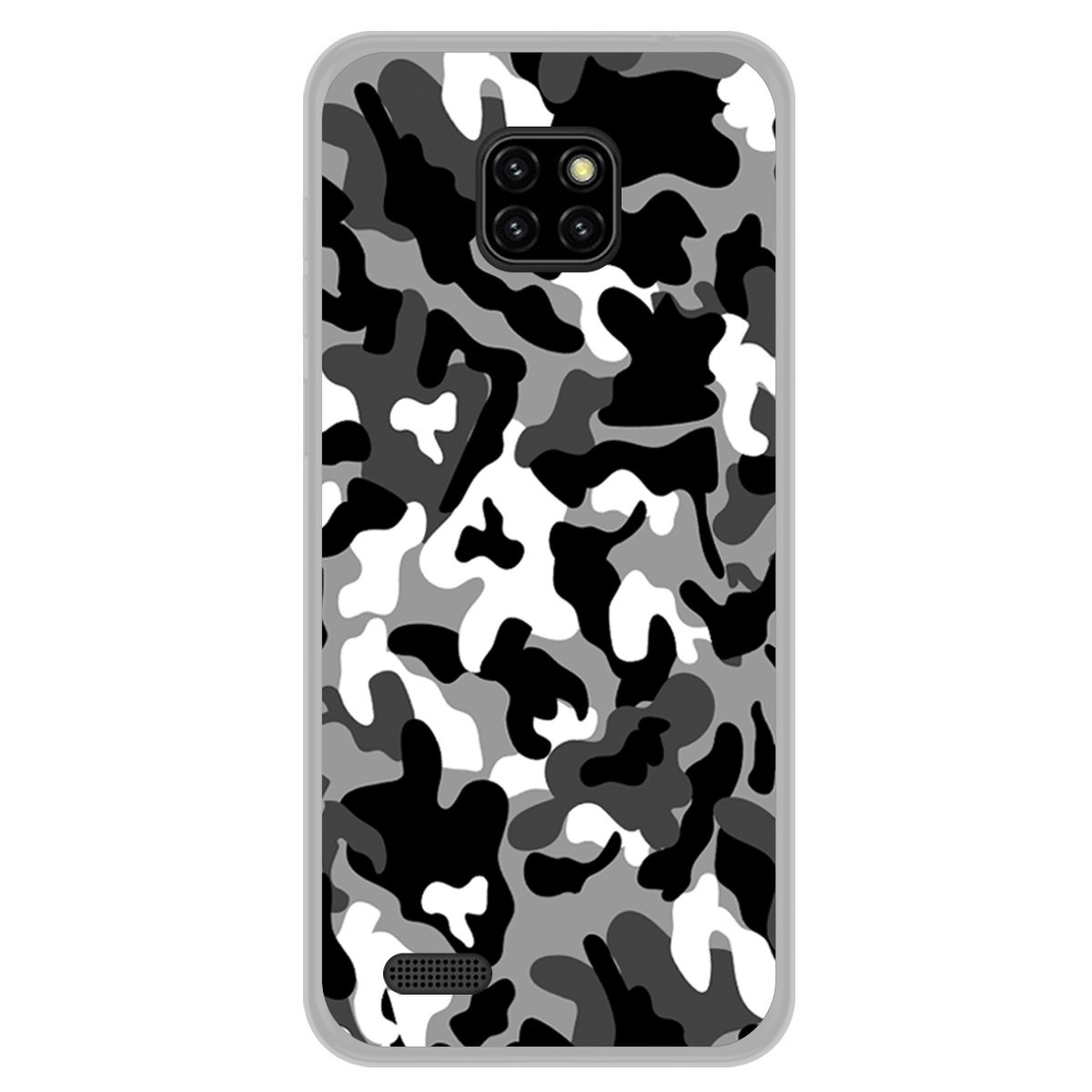 Funda Gel Tpu para Ulefone Note 7 diseño Snow Camuflaje Dibujos