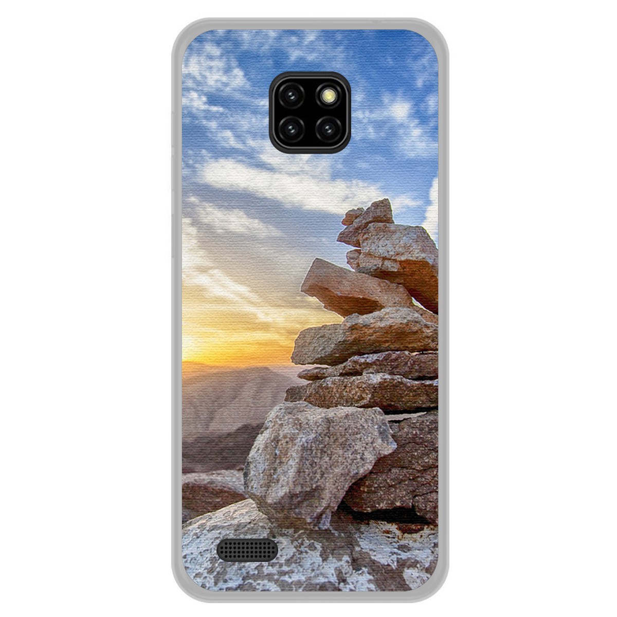 Funda Gel Tpu para Ulefone Note 7 diseño Sunset Dibujos