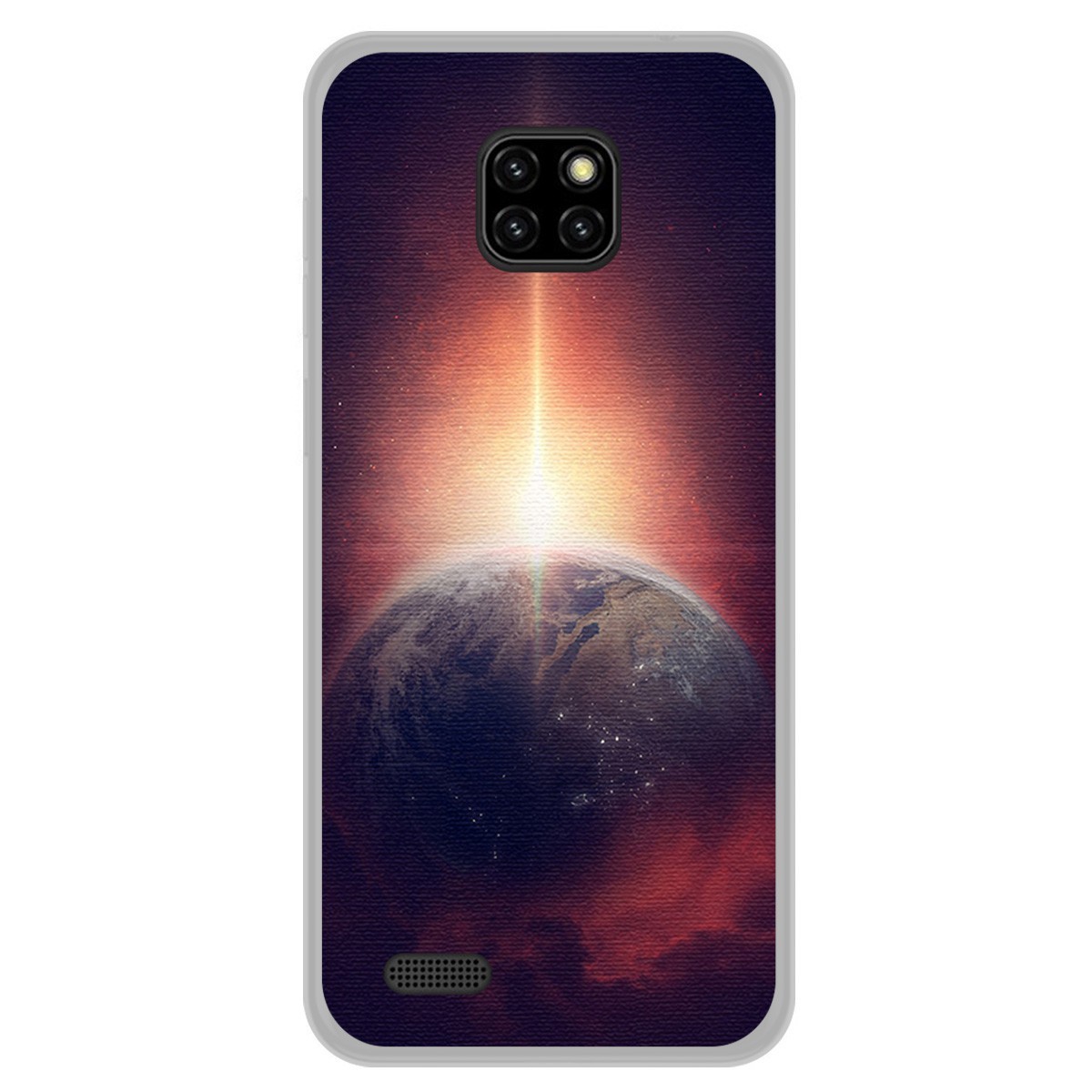 Funda Gel Tpu para Ulefone Note 7 diseño Tierra Dibujos