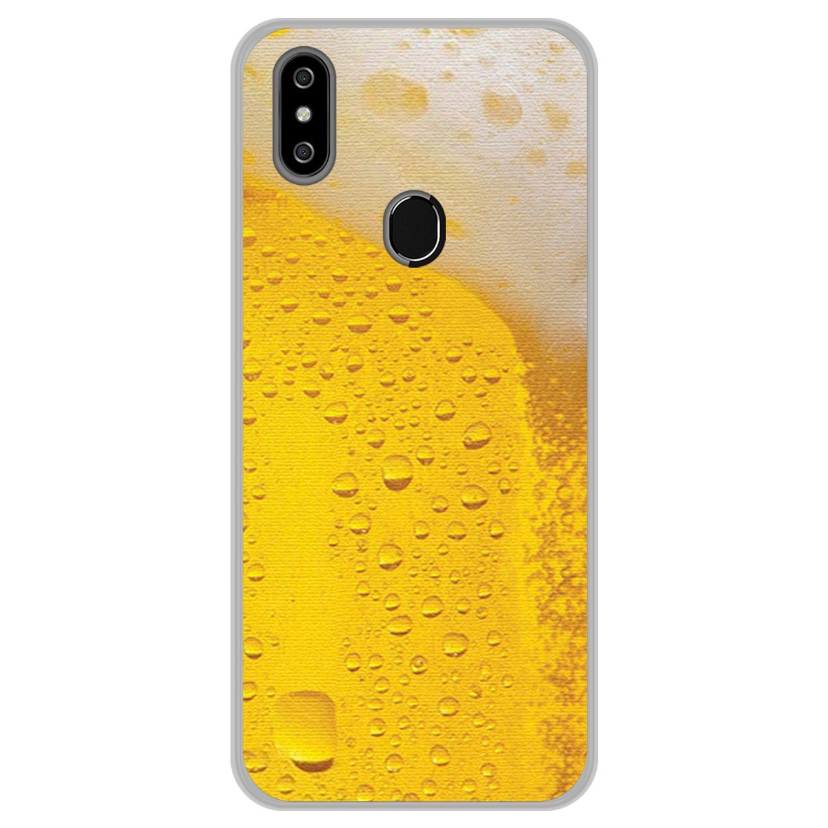 Funda Gel Tpu para Oukitel C15 Pro diseño Cerveza Dibujos