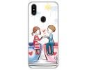 Funda Gel Tpu para Oukitel C15 Pro diseño Café Dibujos