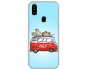 Funda Gel Tpu para Oukitel C15 Pro diseño Furgoneta Dibujos