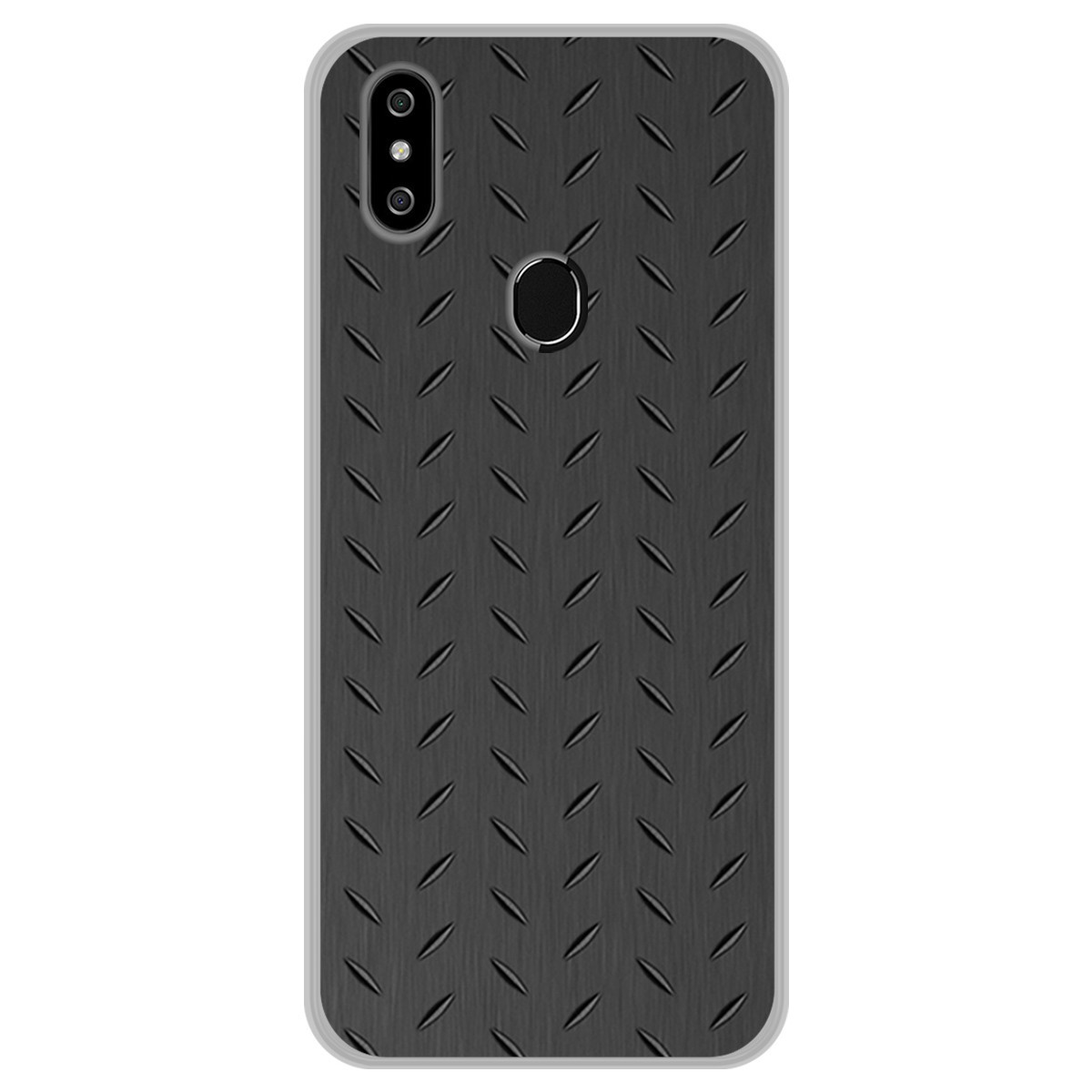 Funda Gel Tpu para Oukitel C15 Pro diseño Metal Dibujos