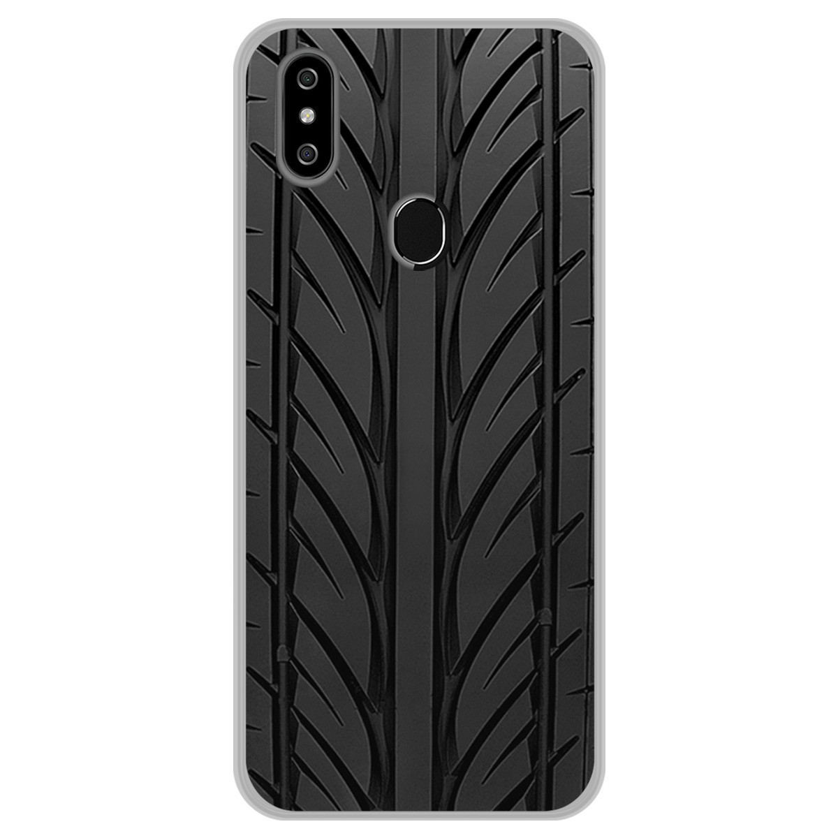 Funda Gel Tpu para Oukitel C15 Pro diseño Neumatico Dibujos
