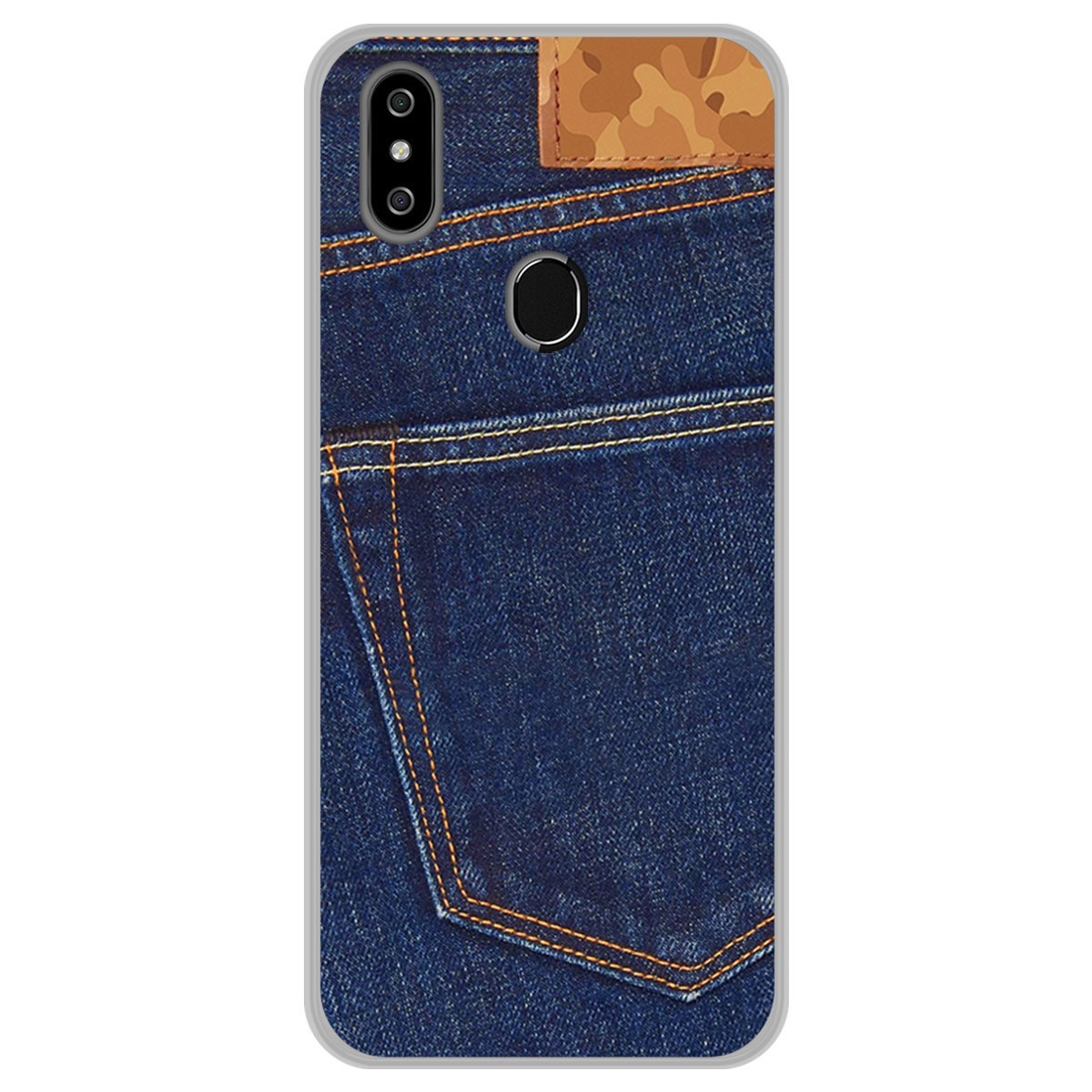 Funda Gel Tpu para Oukitel C15 Pro diseño Vaquero Dibujos