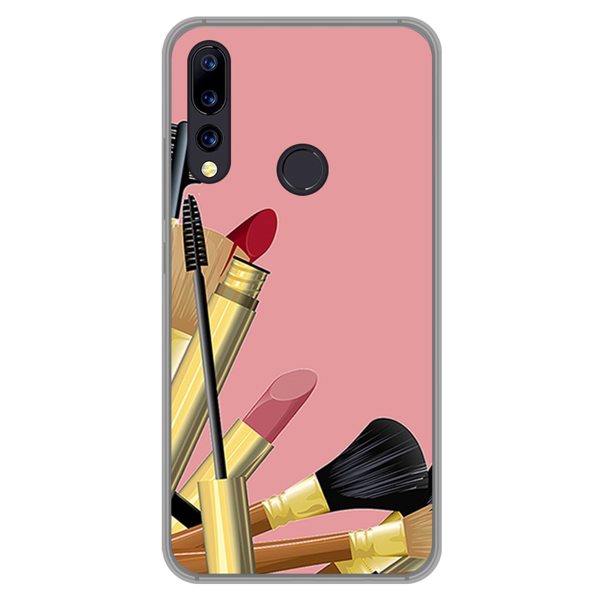 Funda Gel Tpu para Umidigi A5 Pro diseño Brochas Dibujos