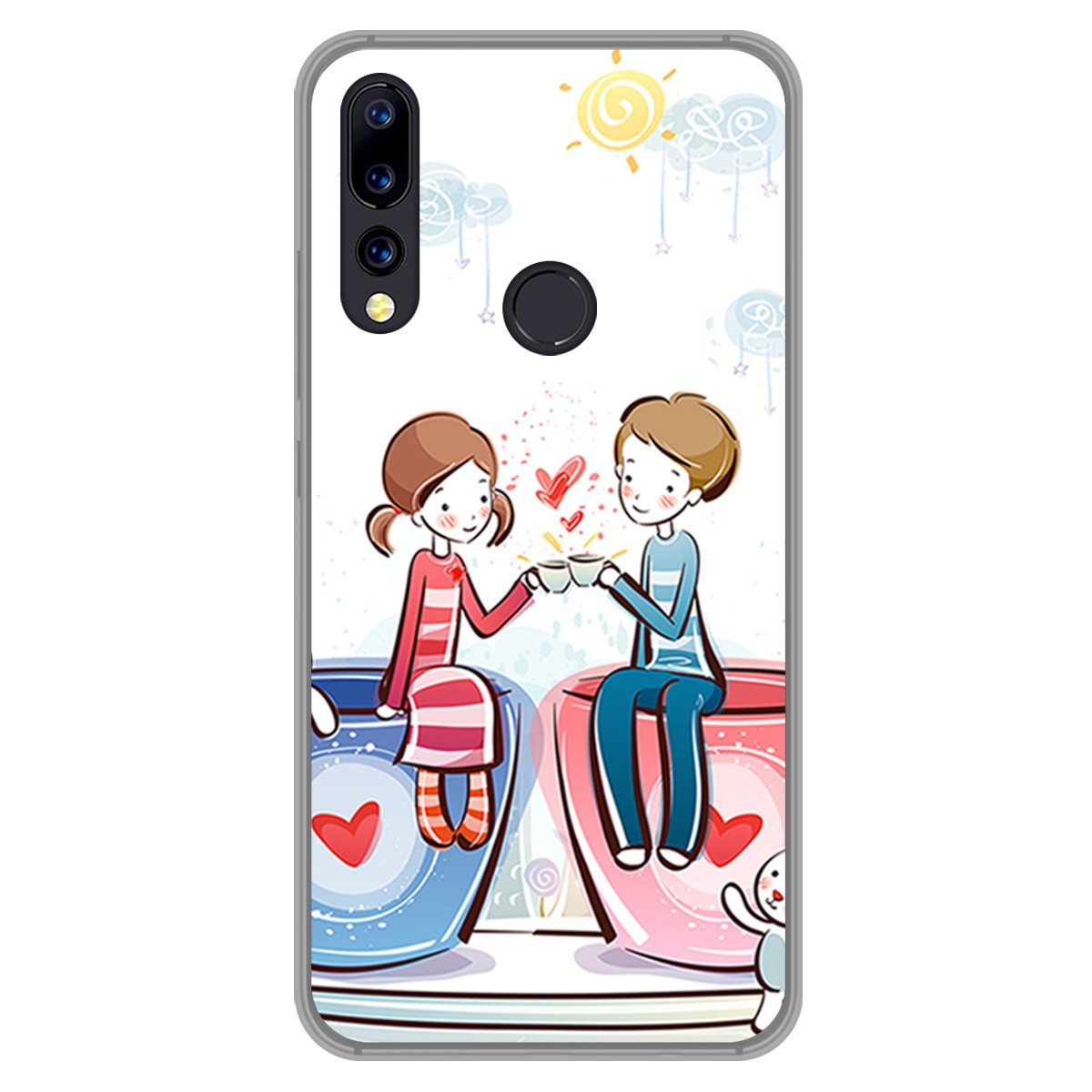 Funda Gel Tpu para Umidigi A5 Pro diseño Café Dibujos