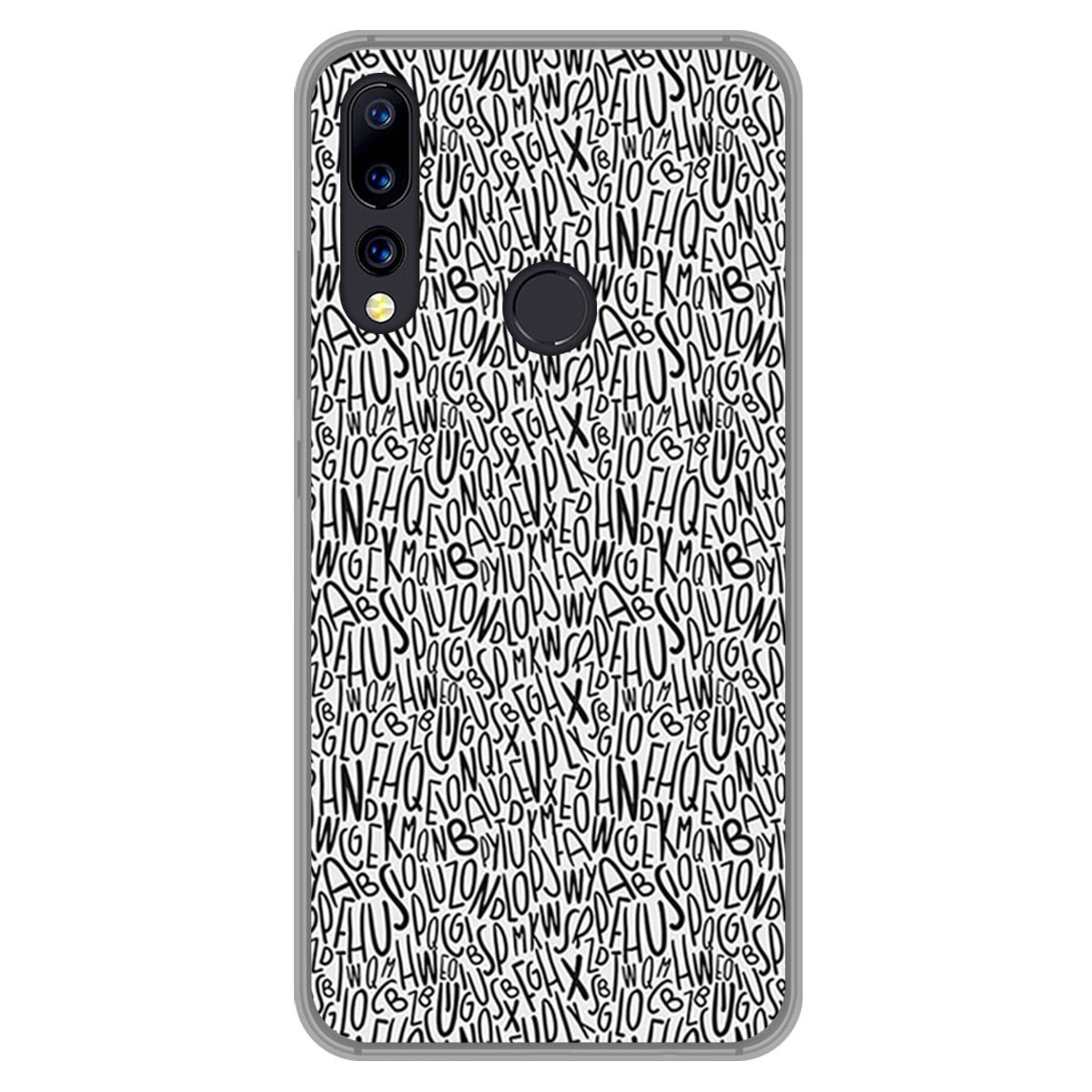 Funda Gel Tpu para Umidigi A5 Pro diseño Letras Dibujos