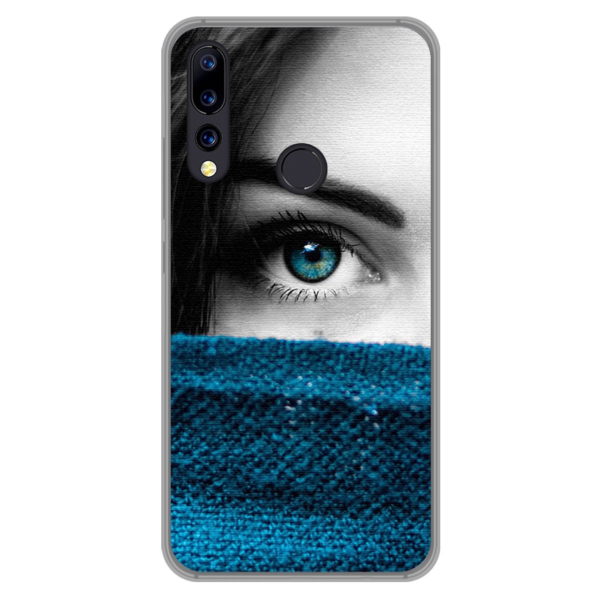 Funda Gel Tpu para Umidigi A5 Pro diseño Ojo Dibujos