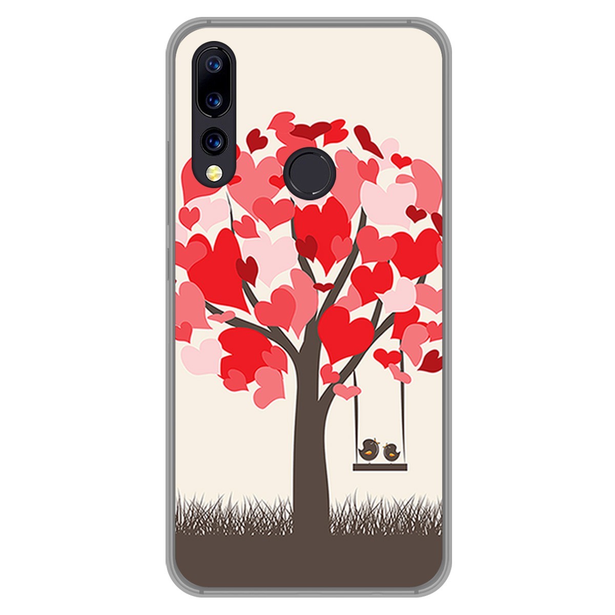 Funda Gel Tpu para Umidigi A5 Pro diseño Pajaritos Dibujos