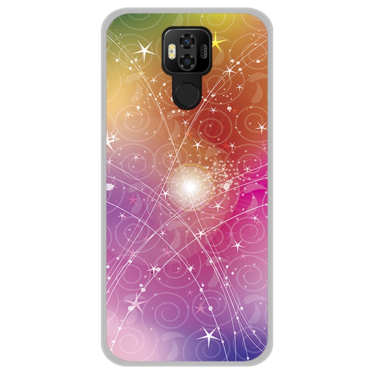 Funda Gel Tpu para Ulefone Power 6 diseño Abstracto Dibujos