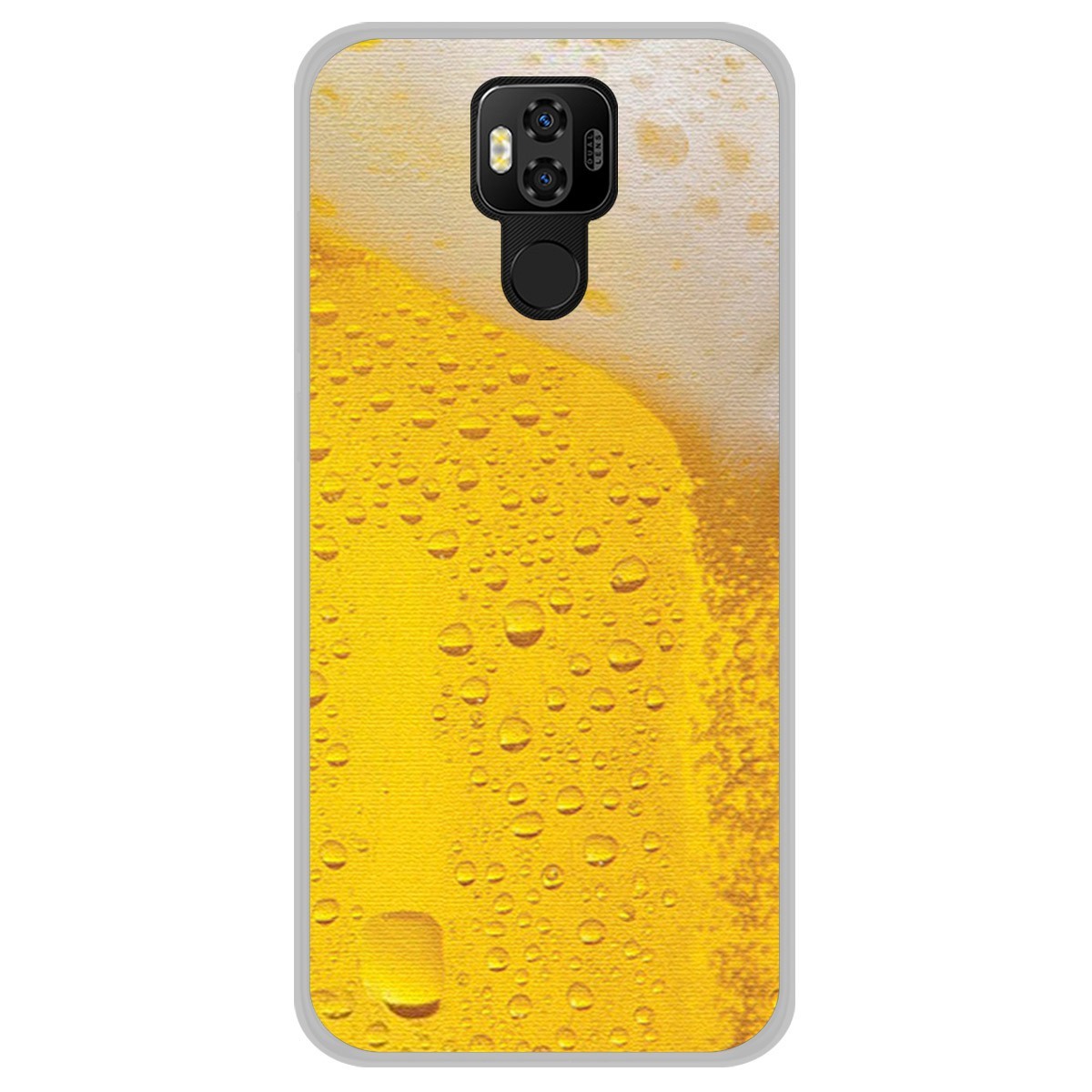 Funda Gel Tpu para Ulefone Power 6 diseño Cerveza Dibujos