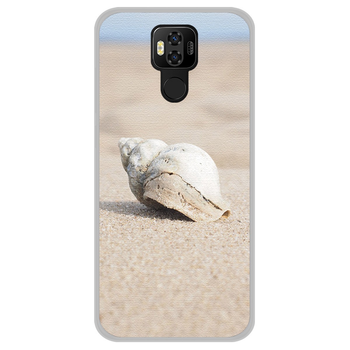Funda Gel Tpu para Ulefone Power 6 diseño Concha Dibujos