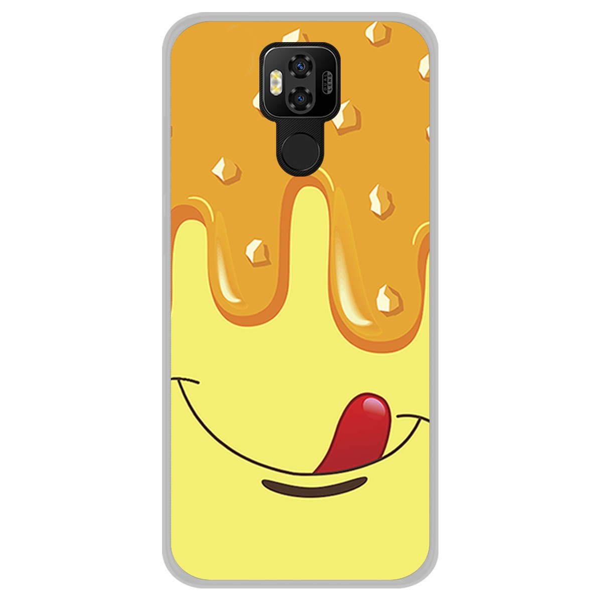 Funda Gel Tpu para Ulefone Power 6 diseño Helado Vainilla Dibujos