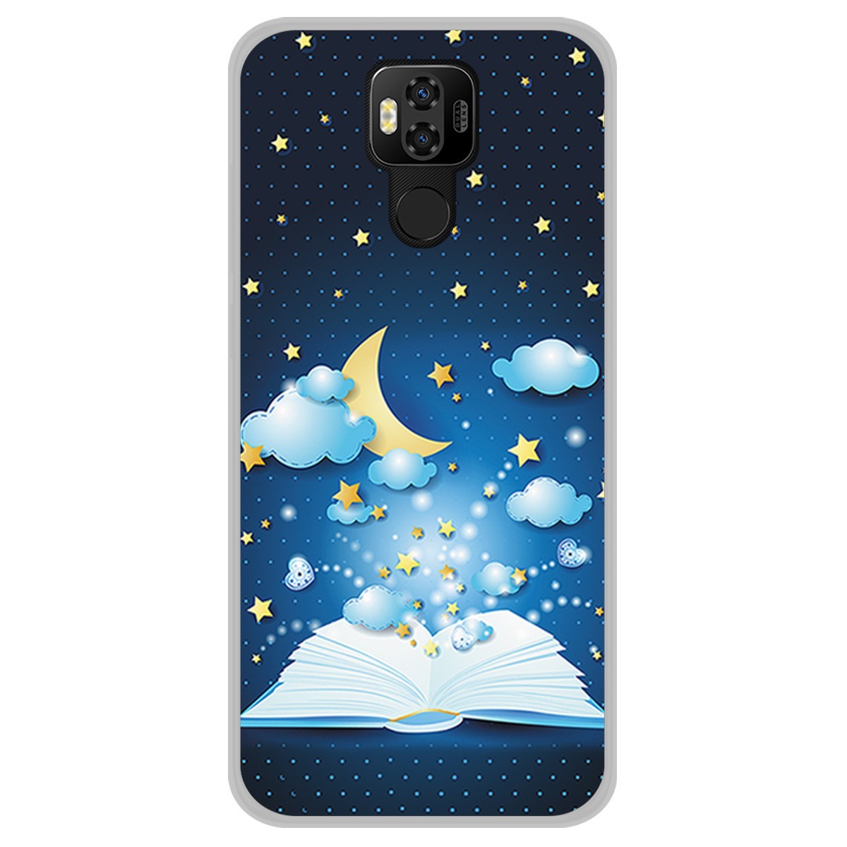 Funda Gel Tpu para Ulefone Power 6 diseño Libro Cuentos Dibujos