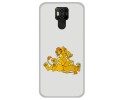Funda Gel Tpu para Ulefone Power 6 diseño Leones Dibujos