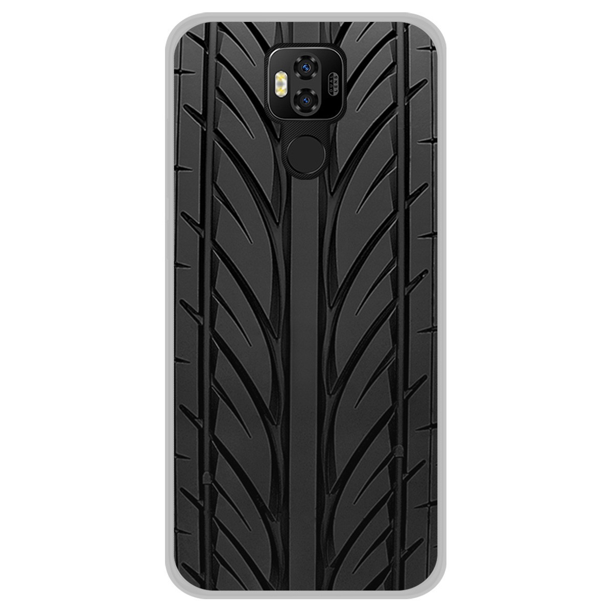 Funda Gel Tpu para Ulefone Power 6 diseño Neumatico Dibujos