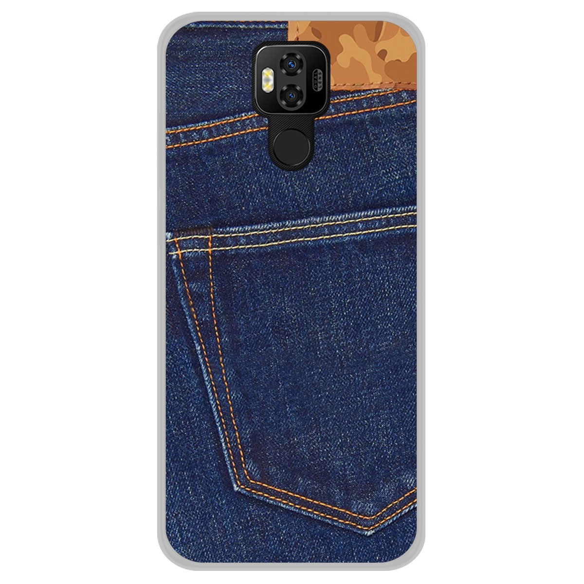 Funda Gel Tpu para Ulefone Power 6 diseño Vaquero Dibujos