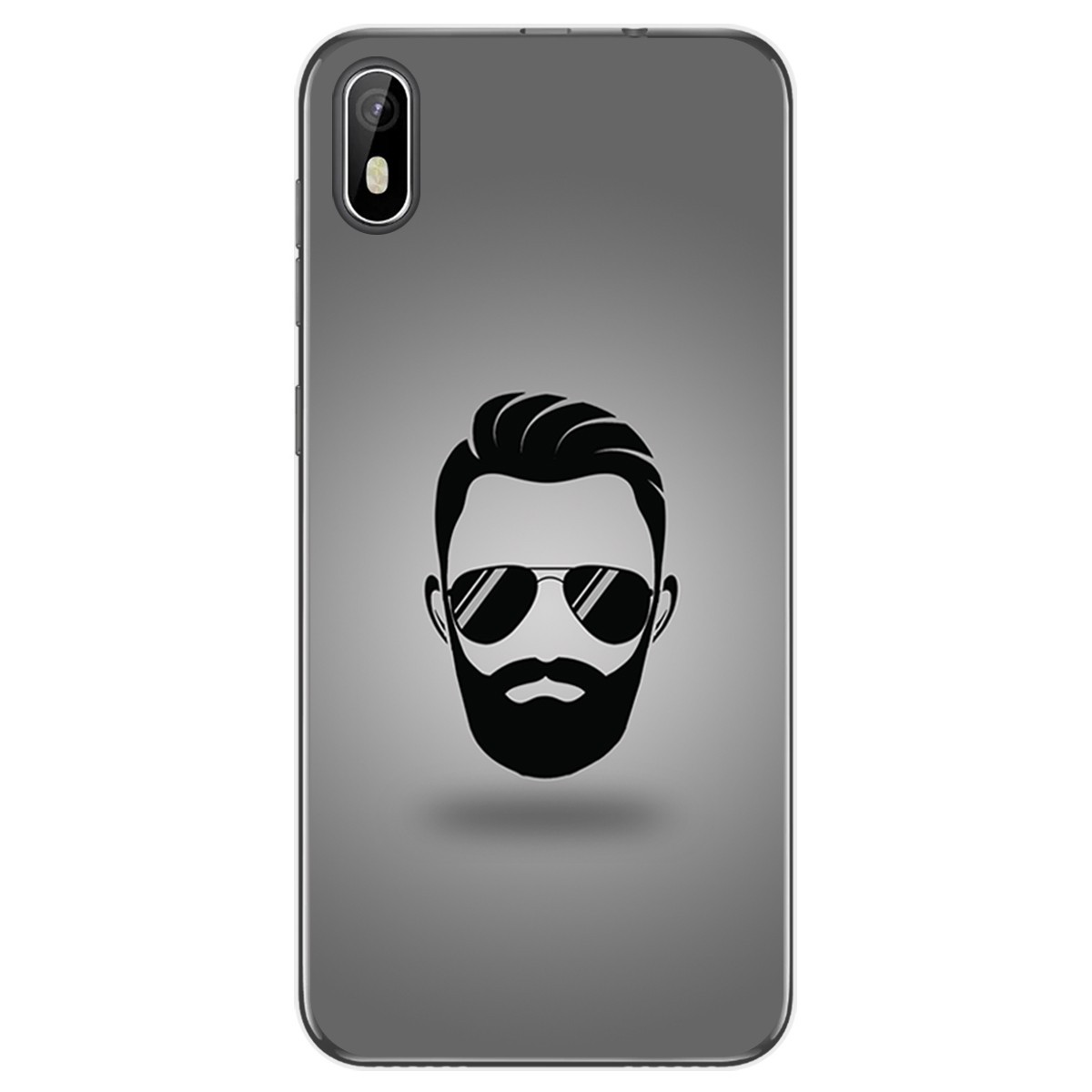 Funda Gel Tpu para Cubot J5 diseño Barba Dibujos