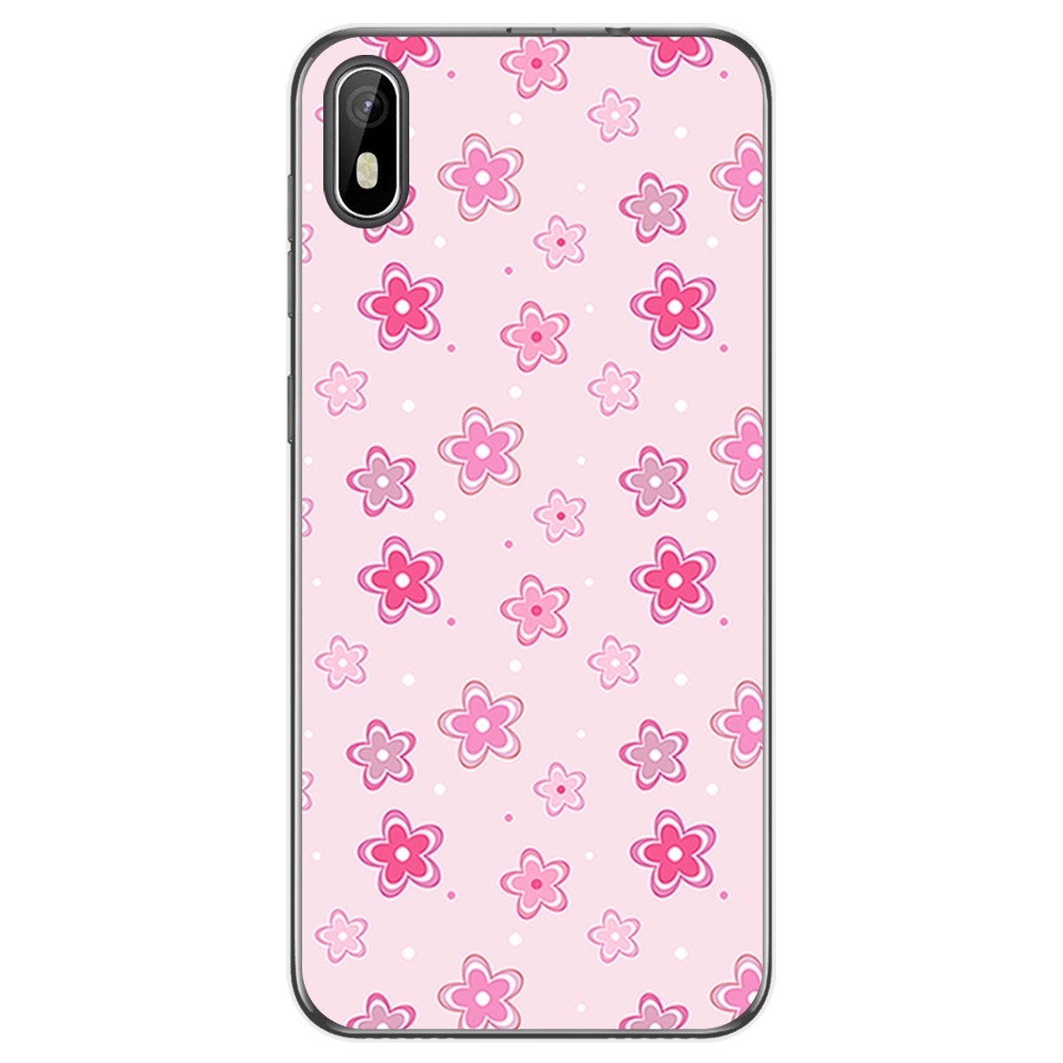 Funda Gel Tpu para Cubot J5 diseño Flores Dibujos