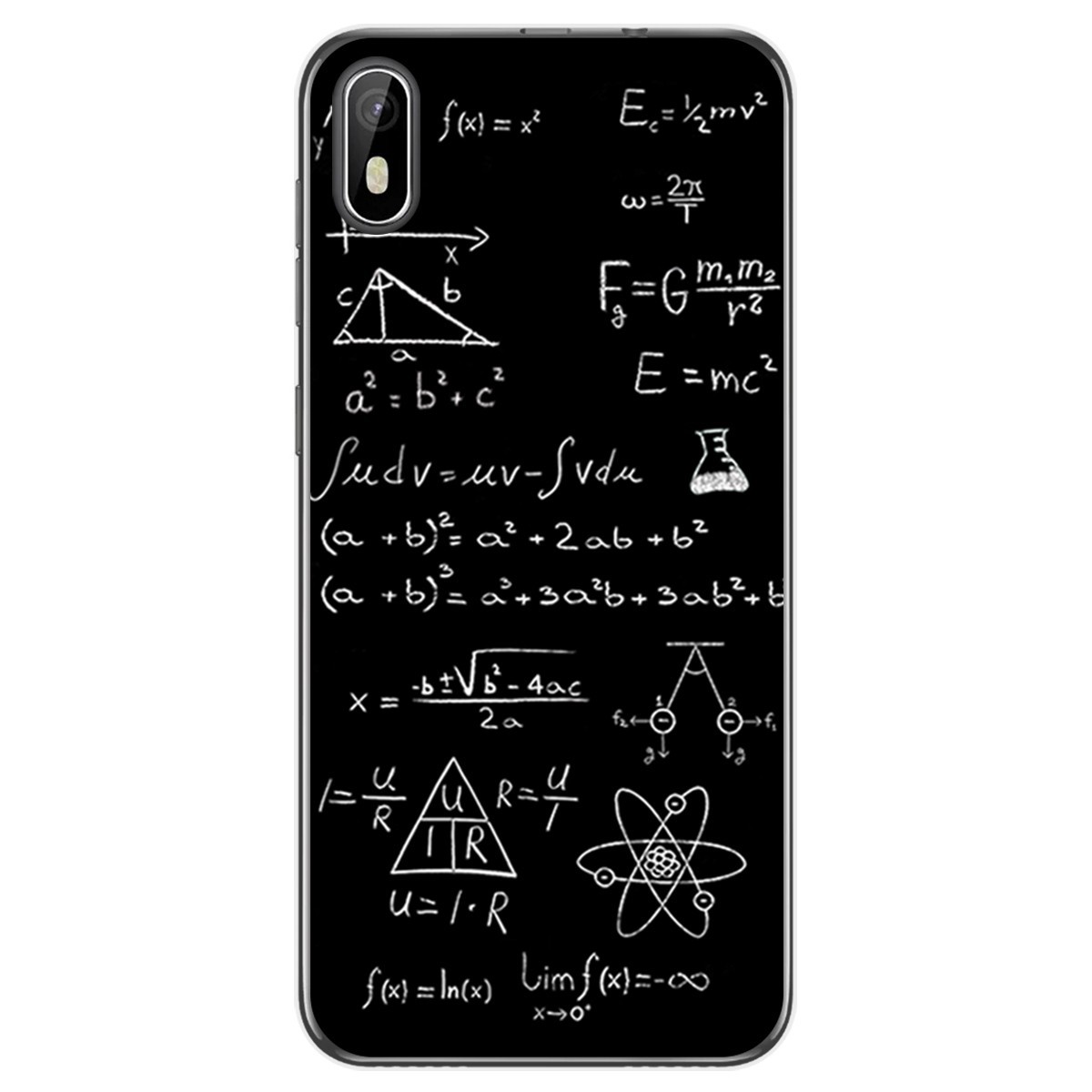 Funda Gel Tpu para Cubot J5 diseño Formulas Dibujos