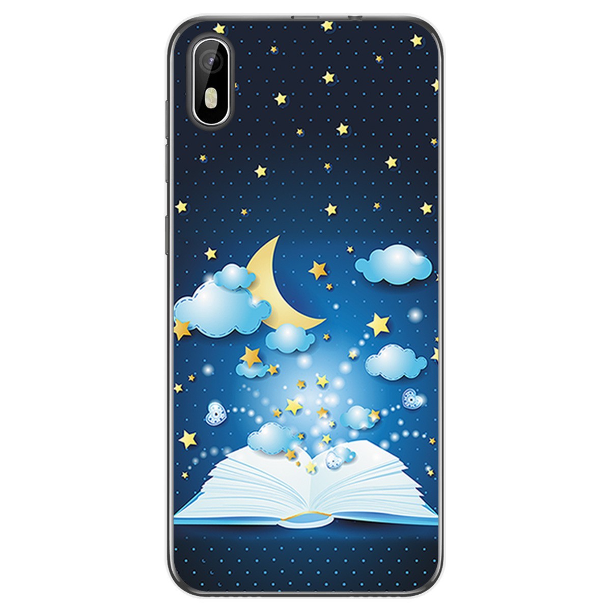 Funda Gel Tpu para Cubot J5 diseño Libro Cuentos Dibujos