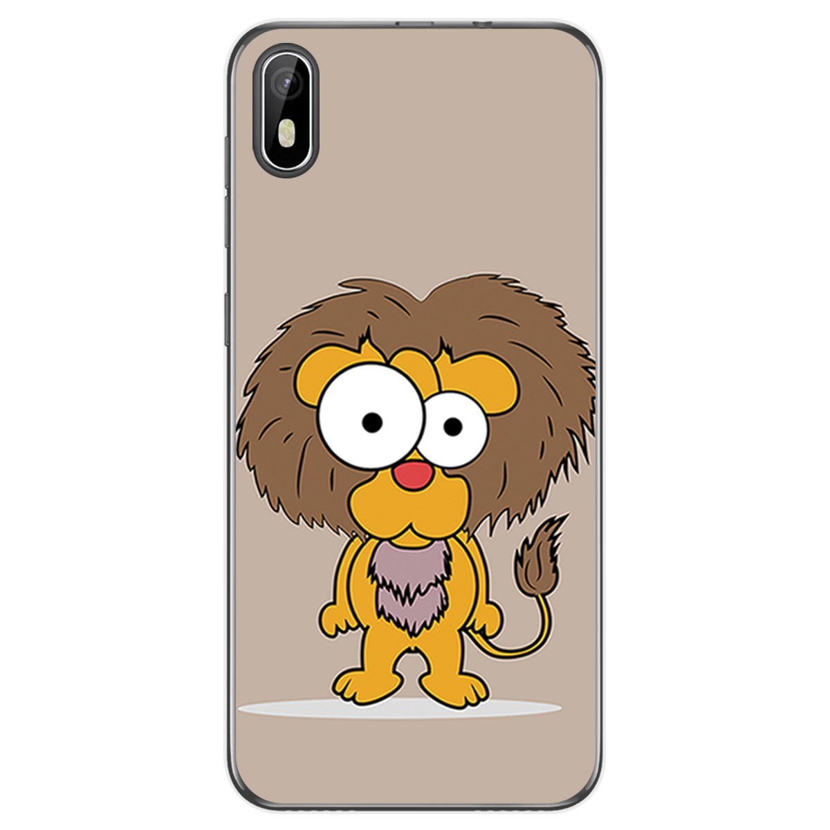 Funda Gel Tpu para Cubot J5 diseño Leon Dibujos