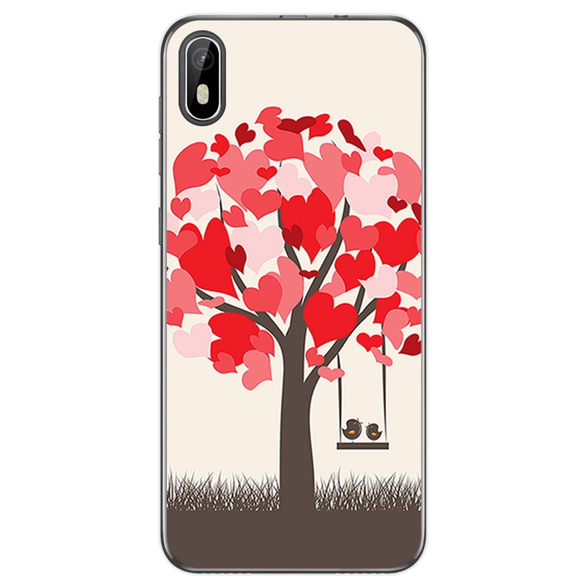 Funda Gel Tpu para Cubot J5 diseño Pajaritos Dibujos