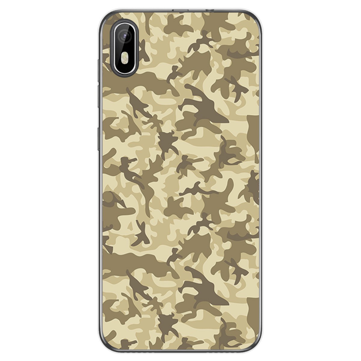Funda Gel Tpu para Cubot J5 diseño Sand Camuflaje Dibujos