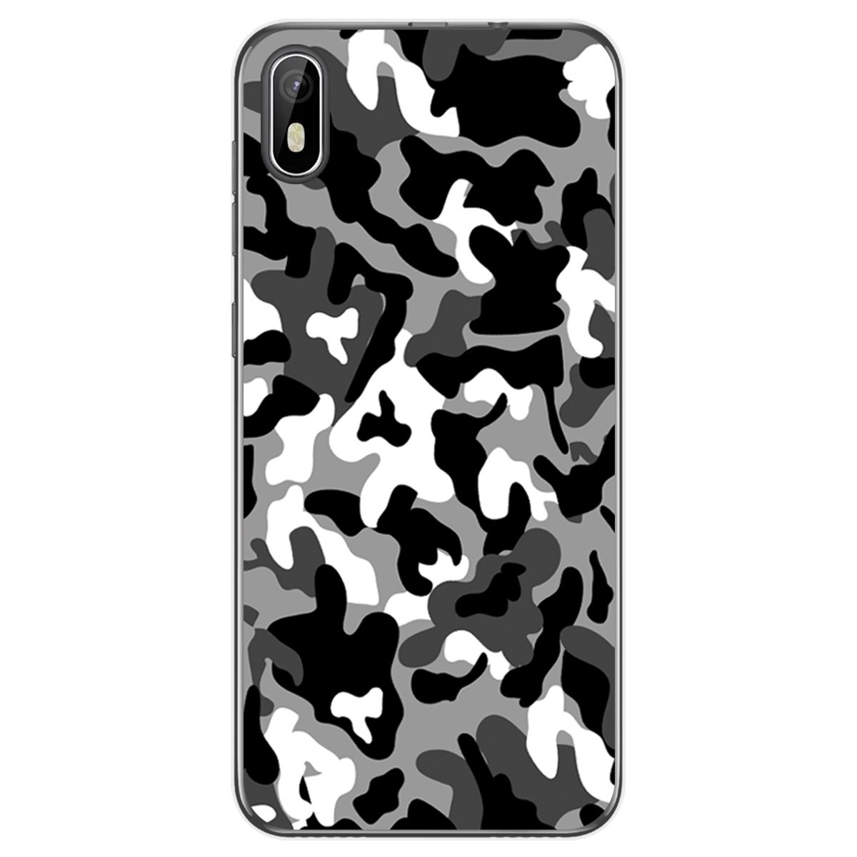 Funda Gel Tpu para Cubot J5 diseño Snow Camuflaje Dibujos