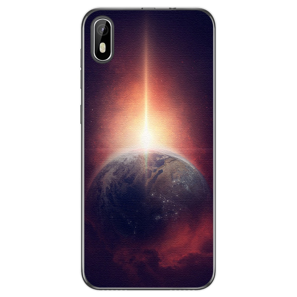 Funda Gel Tpu para Cubot J5 diseño Tierra Dibujos